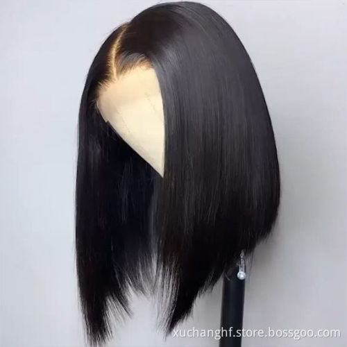 Clip in Wig Vendor Brazilian Silky Straight Wave Human Hair Short Wigs a 8 inch Bob Virgin Hair Wigs
